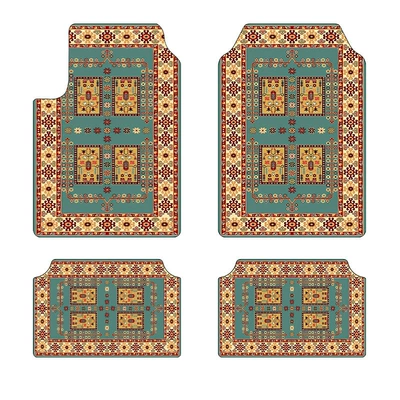 Delivery, Avtomobil döşəmə paspasları - zy-cross-border-floor-mat-four-piece-set-6-3344cm-two-piece-pack