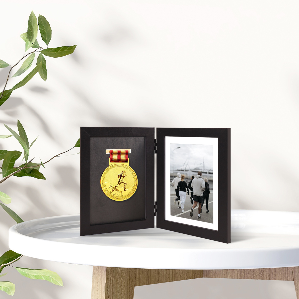 Taekwondo Championship Medal Framing Frame for Primary and Secondary School Students Karate Judo Wooden Medal Commemorative Photo Frame Wholesale