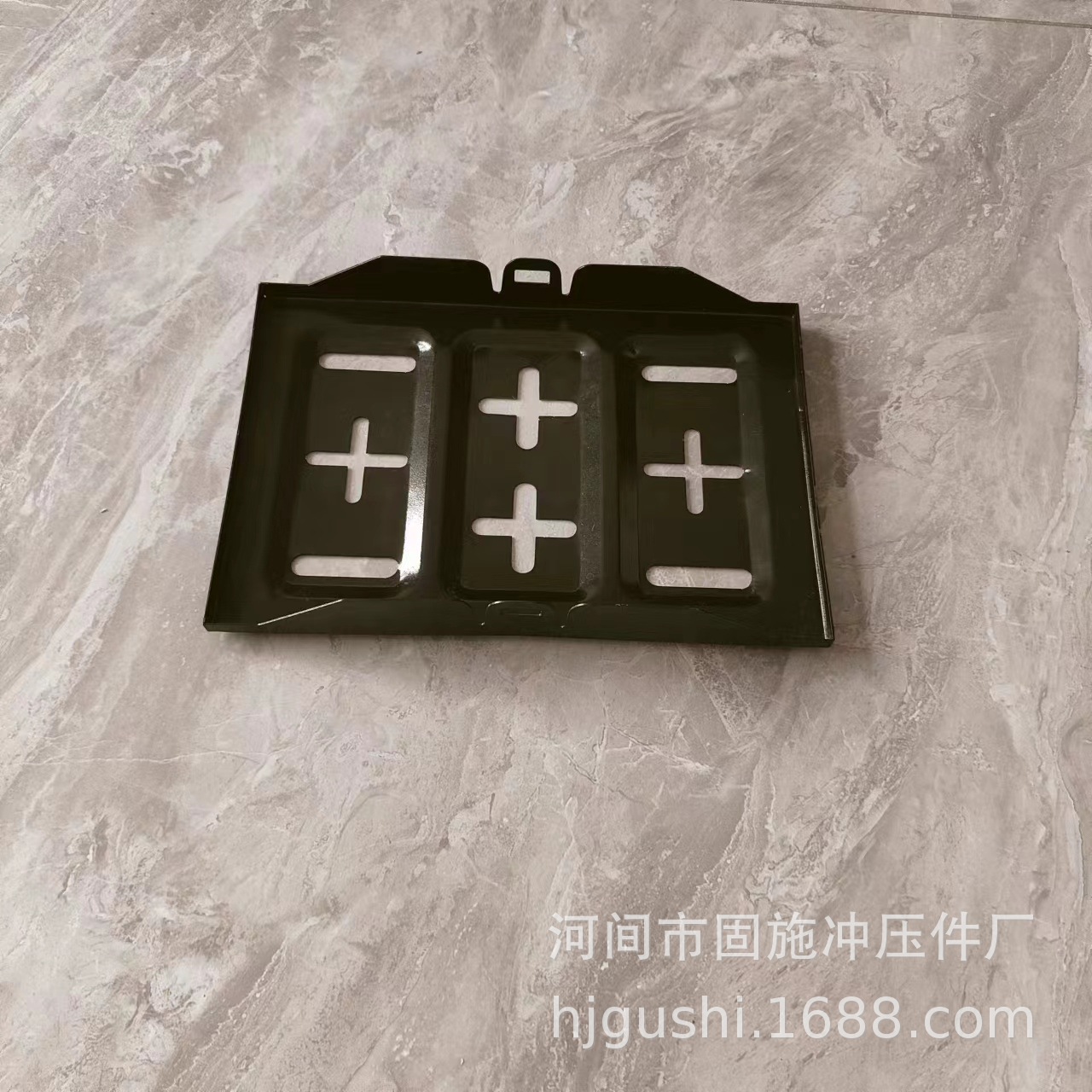 Factory in stock supply car battery fixed tray battery fixed bracket tray iron spray battery box