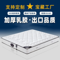 親水綿天然ラテックスマットレス席夢思超静音独立袋スプリング軟硬両用工場卸売りカスタマイズ