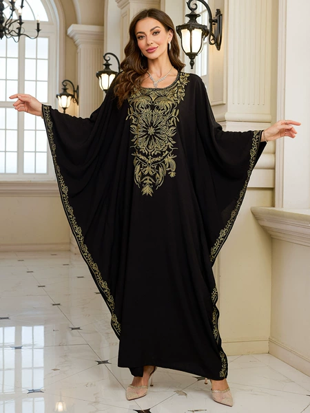 ZS2510 embroidered Middle Eastern long skirt
