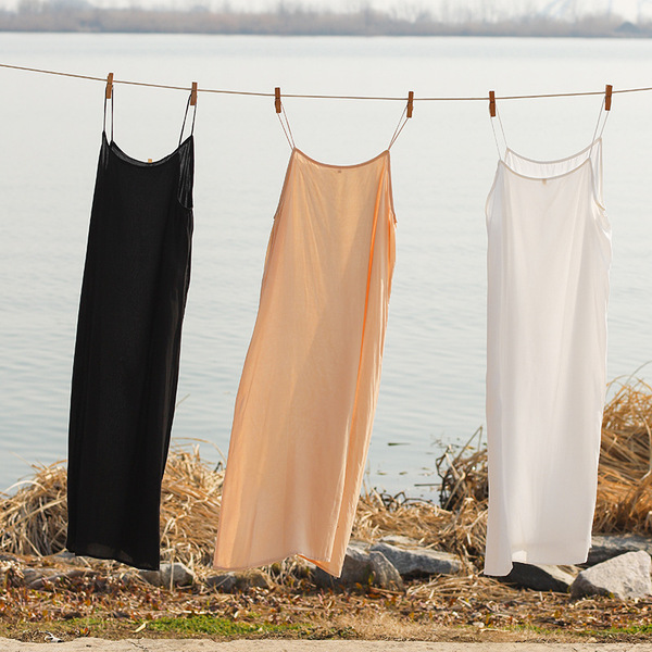 Summer base long slip dress