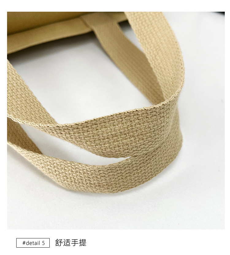 New wholesale fashionable and high-quality canvas handbag, simple and portable, easy to carry for going out, versatile lunch box and bento bag undefined