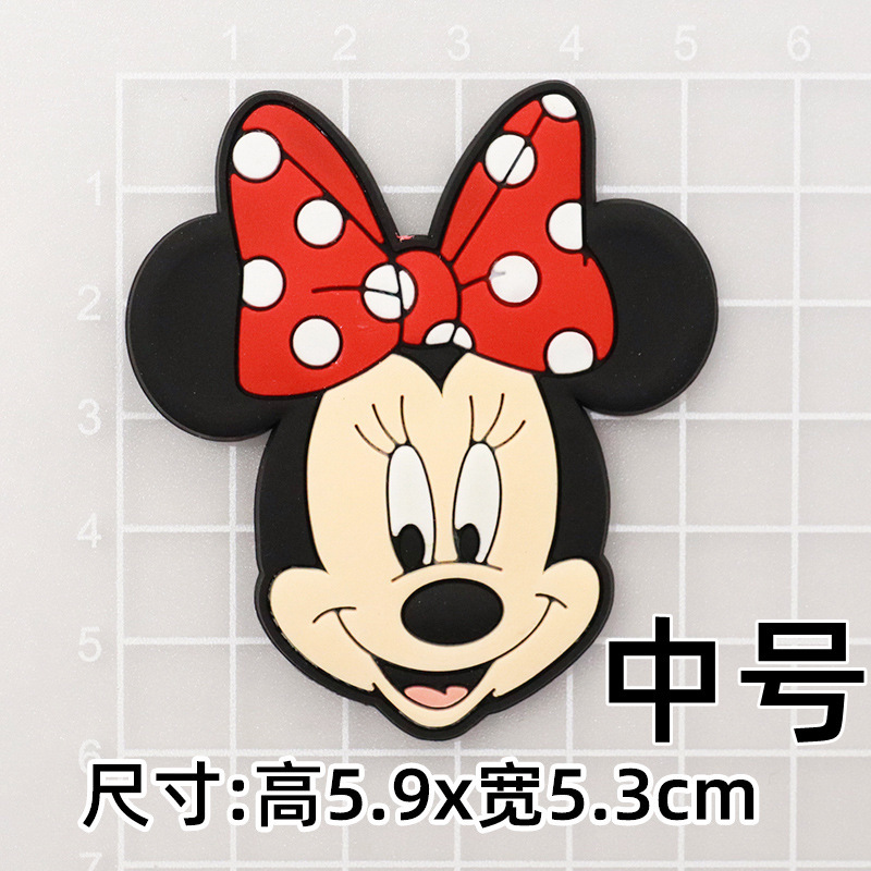 大小ミッキーミニーミッキーマウス DIY 漫画装飾アクセサリー携帯電話ケースパッチ下駄スリッパバックルステッカー|undefined