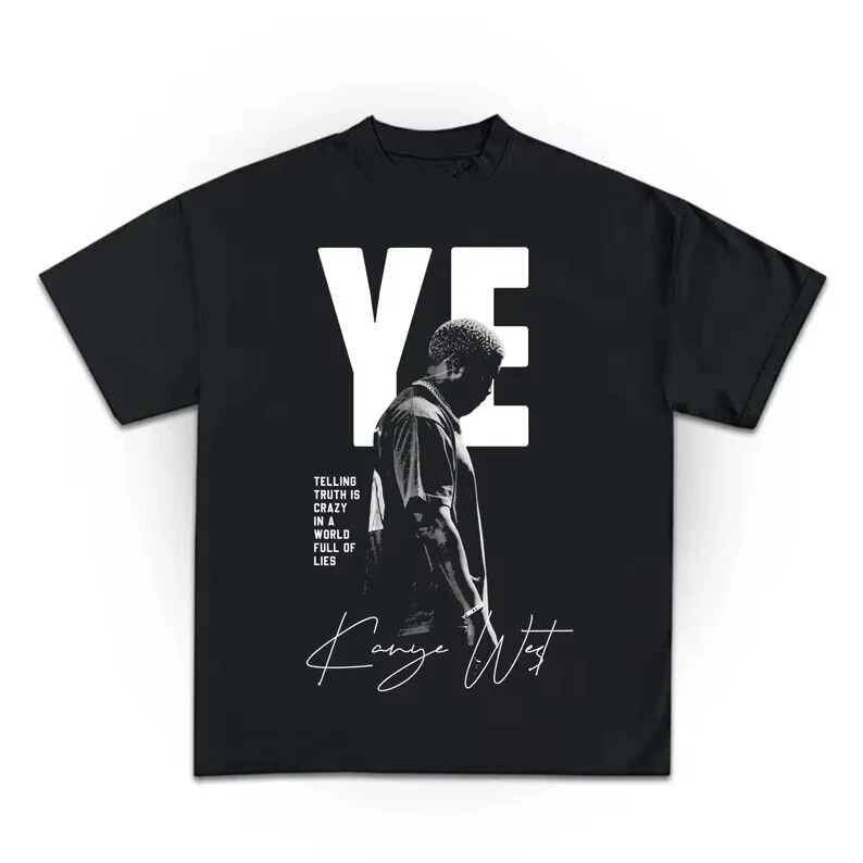 Rap Kanye West Cotton Spoof Top Women T-Shirt Hip Hop