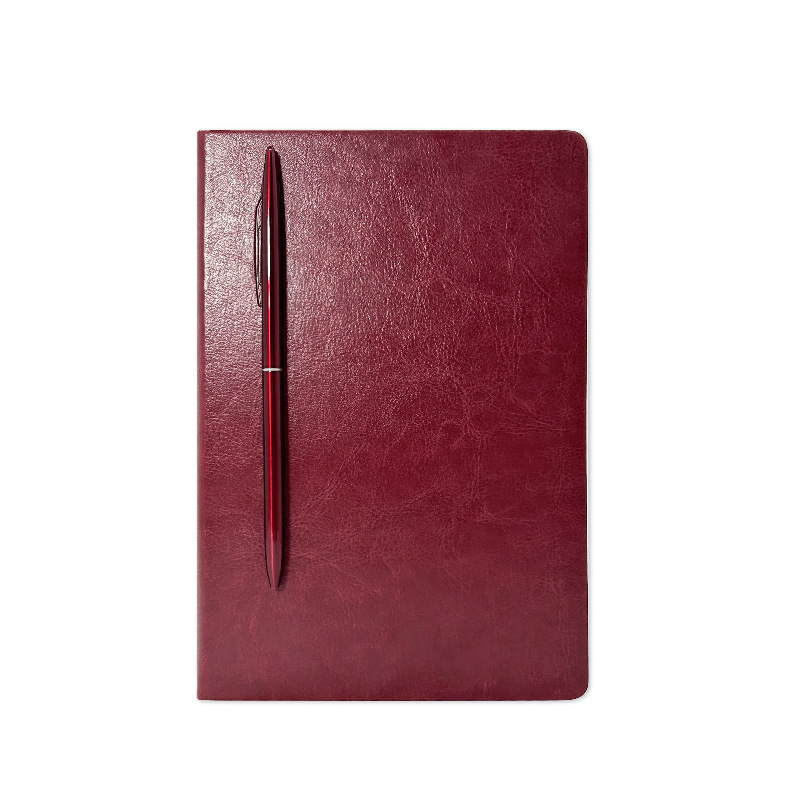 Cuaderno magnético creativo personalizado a5 cuaderno grueso de alto valor facial cuaderno de notas de papelero al por mayor pluma de hierro absorbida