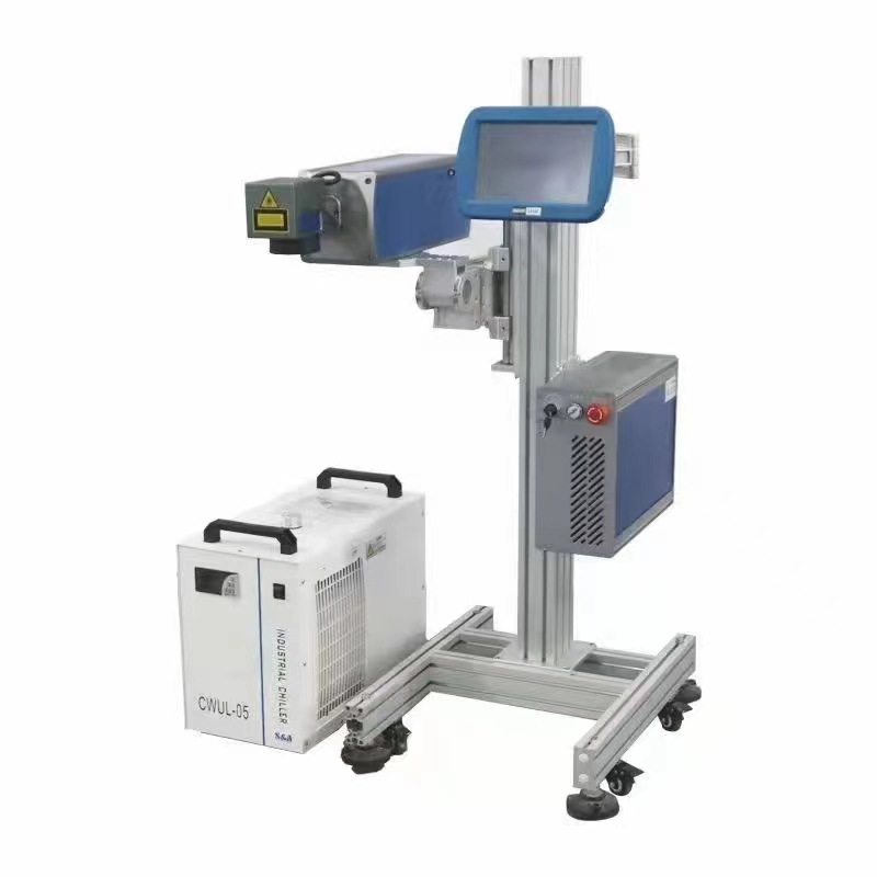 紫外激光机零耗材高效率食品化妆品管道塑料包装袋打码机源头厂家