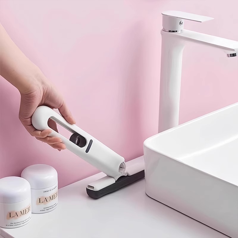 ミニモップスポンジ吸収性モップ家庭用デスクトップハンドヘルド手洗い不要のバスルーム怠惰なテーブルクリーニング|undefined