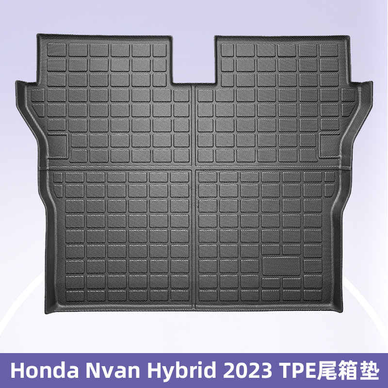 Aplicable a Honda Nvan Hybrid 2023 3D para todo el tiempo TPE Foot Pad Cojín del maletero