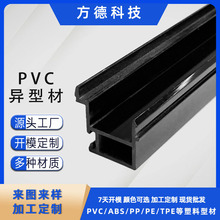厂家开模定制PVC塑钢高光冷顶异型材美式硬质门窗型材塑料挤出条