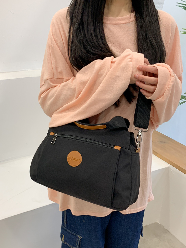 Cross-Border moda casual bolso de las mujeres portátil hombro bolsa de mensajero de las mujeres de Cercanías de gran capacidad Multi-compartimiento bolsa 078-2