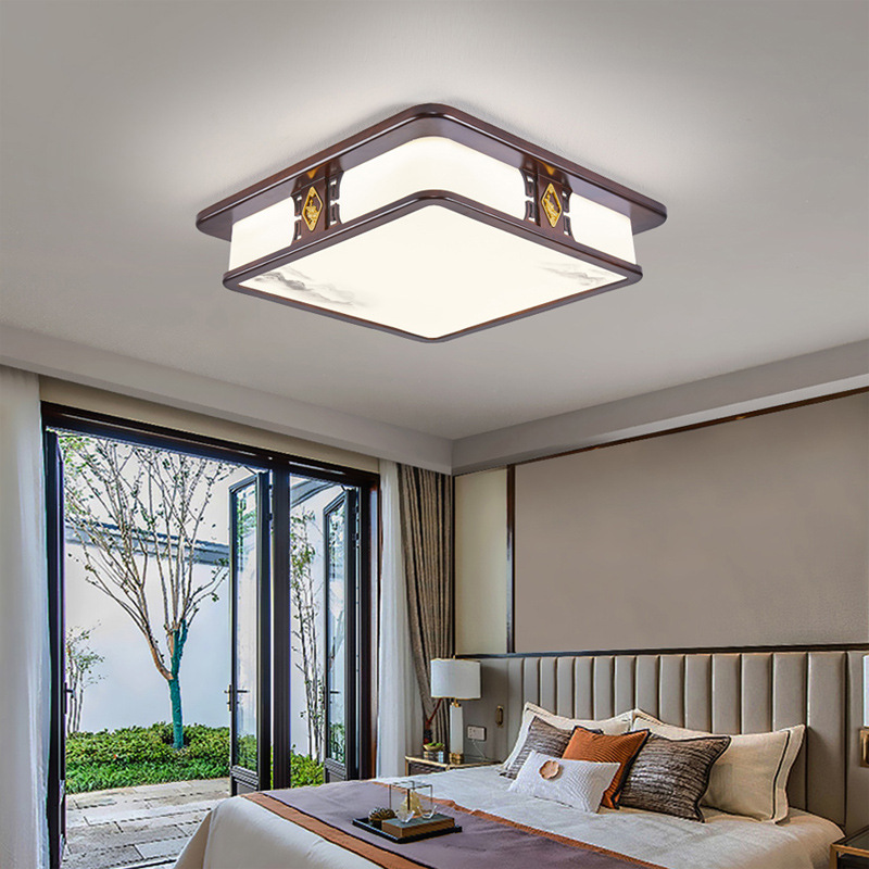 Luz de techo de la sala de estar nueva luz de techo china LED 2026 nuevo dormitorio ultra delgado balcón simple luz de sala de estar 667L