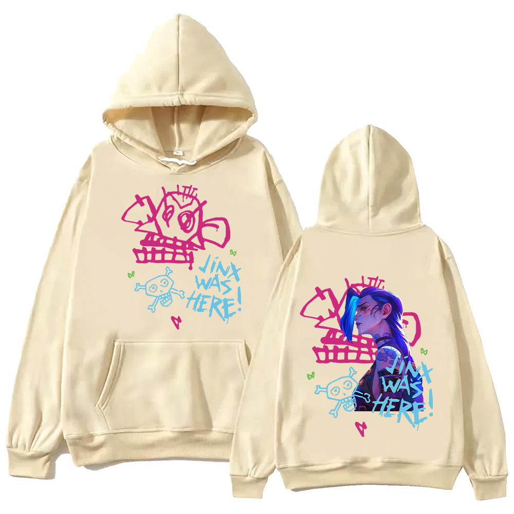 Anime Arcane-Jinx Graphic Hoodie Aesthetic Pullover
