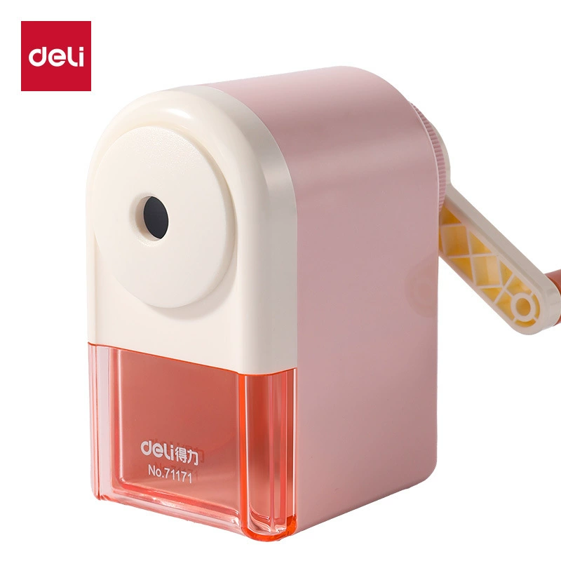 Точилка для карандашей Deli 71171 (розовая, зеленая, голубая)