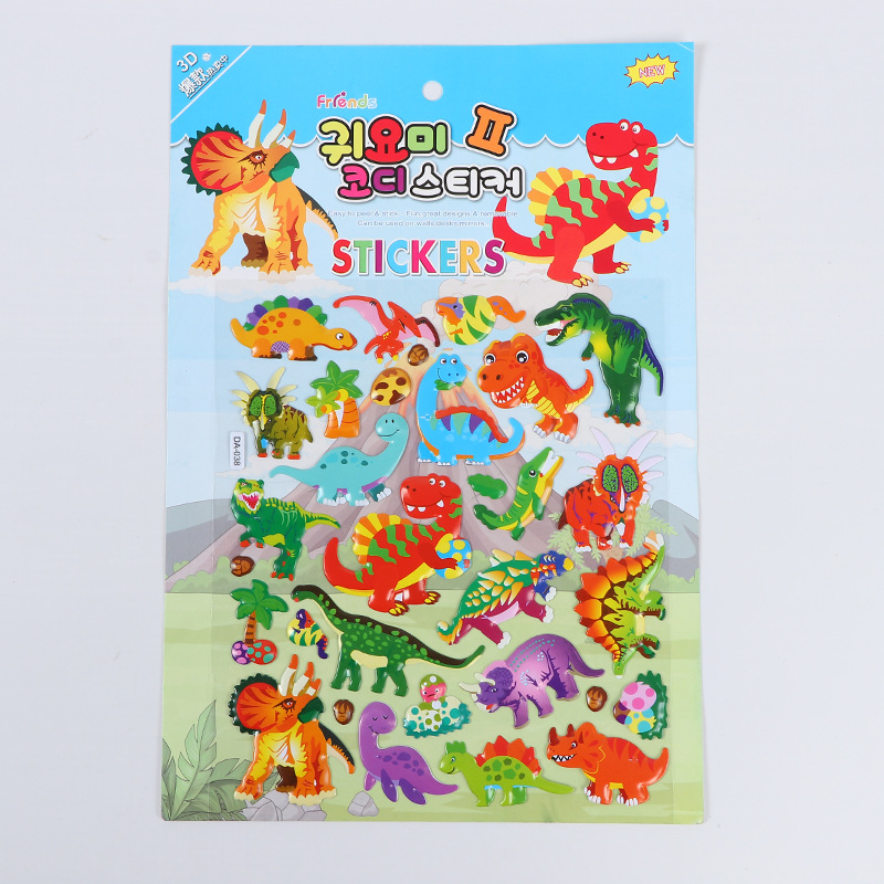 Fabricante de pegatinas de PVC de dibujos animados, pegatinas de burbujas estéreo decorativas para niños, pegatinas de recompensa 3D para niños y niñas, listas para uso educativo