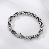 Men's silver bracelet, trend retro accessory, wholesale, silver 925 sample