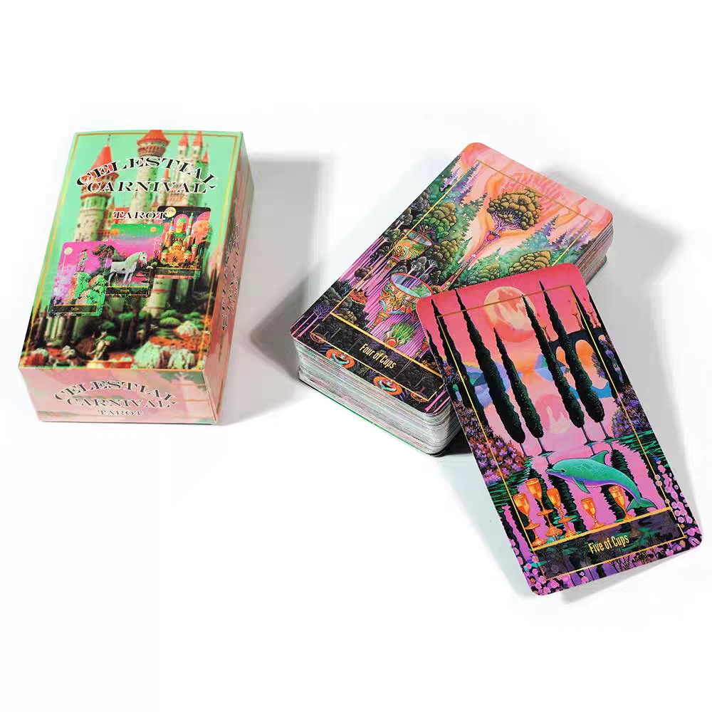 Celestial Carnival Tarot Cards English Version Party Game_voghion.com