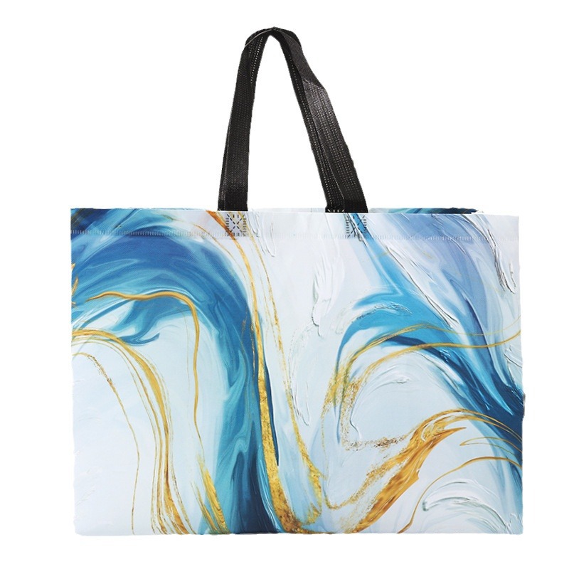 Bolsas de mano de color brillante bolsas de compras de zapatos de mujer bolsas de tela no tejida de alta calidad bolsas tiendas de ropa