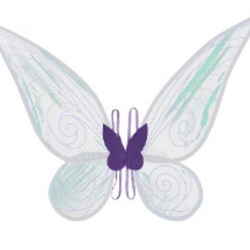 De los niños de la mariposa elfo alas Ángel Festival party Dress Up props varita mágica chica rendimiento decoración traje