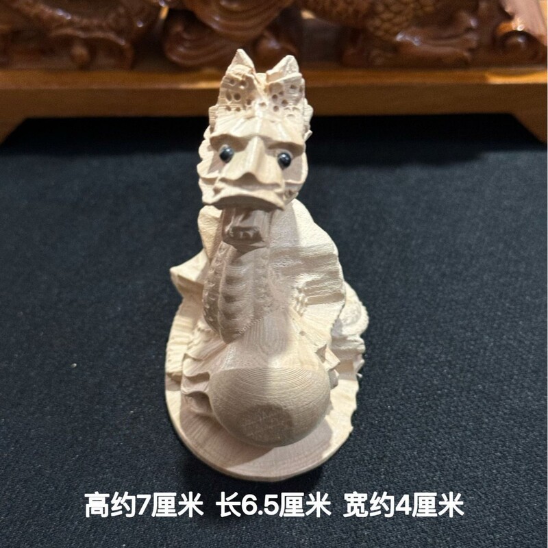 桃木彫刻12生肖デスクトップ置物原木色十二生肖ハンドルメーカー卸売り|undefined
