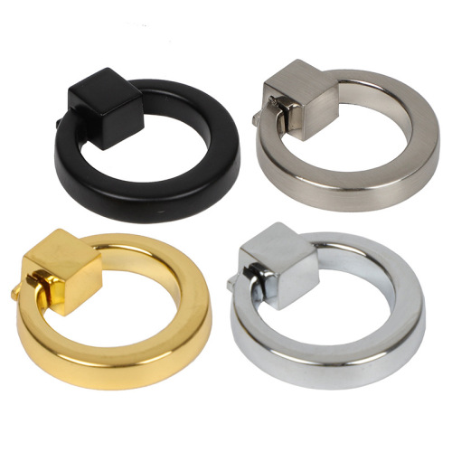 Casuo wardrobe drawer ring handle European style cabinet door cabinet furniture modern simple single hole ring single hole handle