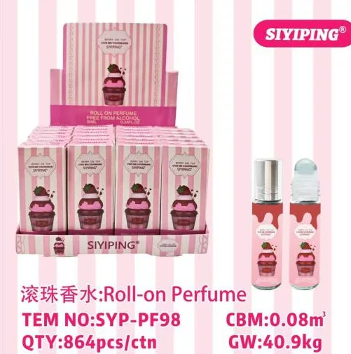 New Cross-Border Hot-Selling Perfume Creative Candy Cream Ice Cream Perfume Sample