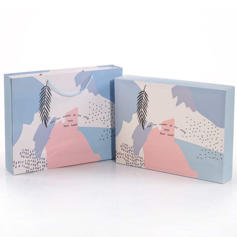 Caja vacía de toallas, toallas de baño, caja de regalo de boda, regalo de aniversario, bolsa de regalo, caja de embalaje personalizada 3 artículos