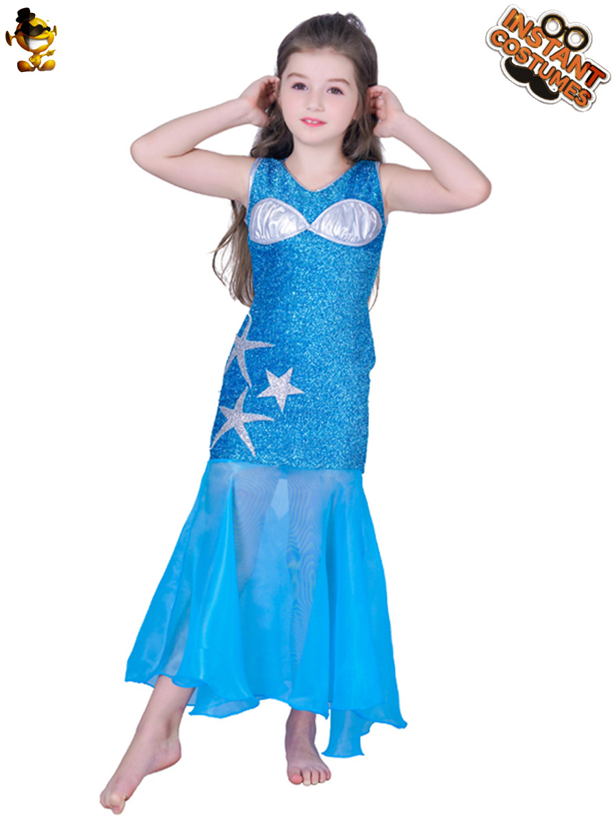 Halloween Cosplay traje mascarada etapa rendimiento traje ropa de fiesta pequeña sirena traje image 3