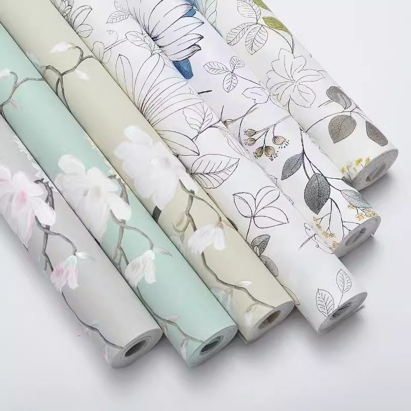 Three dimensional self-adhesive wall wallpapers non-woven cloth