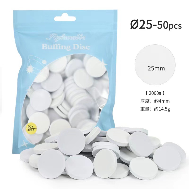 Almohadilla de pulido de uñas transfronteriza 50 piezas almohadilla de pulido de uñas pieza especial traje de herramientas de uñas