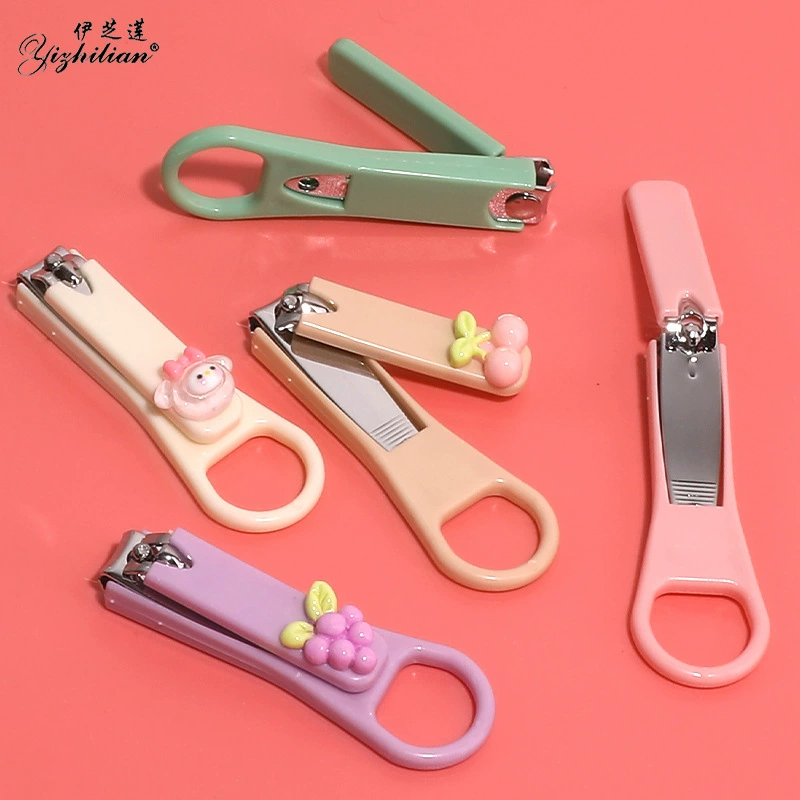 Карандаш-перрил nail clipper для детей, милый инструмент маникюра, случайный цвет, оптом в упаковке OPP (0.037 кг)