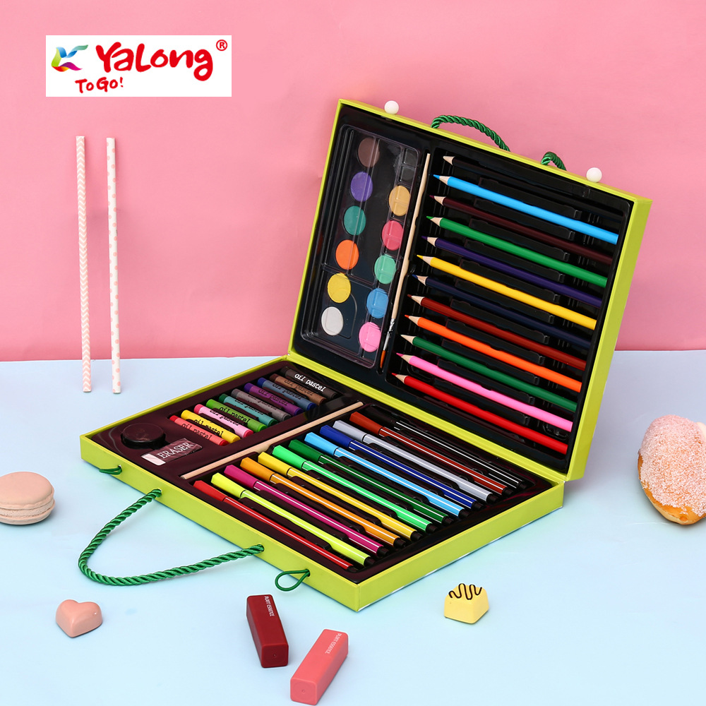 Set de Pintura y Papelería Escolar para Niños
