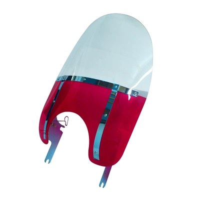 Motorcycle front windshield Quick Release Glide