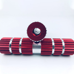 Bicycle rocket launcher/mountain bike round stand post aluminum solid rear axle pedal cycling equipment