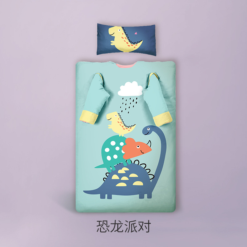 Bebé saco de dormir niños otoño e invierno temperatura constante bebé niña estudiante de escuela primaria anti-kick colcha artefacto cuatro estaciones universal colcha