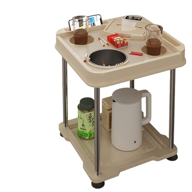 麻将机茶几茶水架棋牌室麻将机旁小茶几烟灰缸水杯架麻将馆茶水台|undefined