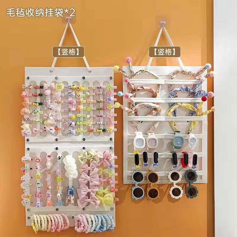 【メーカー卸売り】ヘアクリップ収納棚壁掛け壁子供カチューシャヘアアクセサリー女の子髪ひもアクセサリーケース|undefined