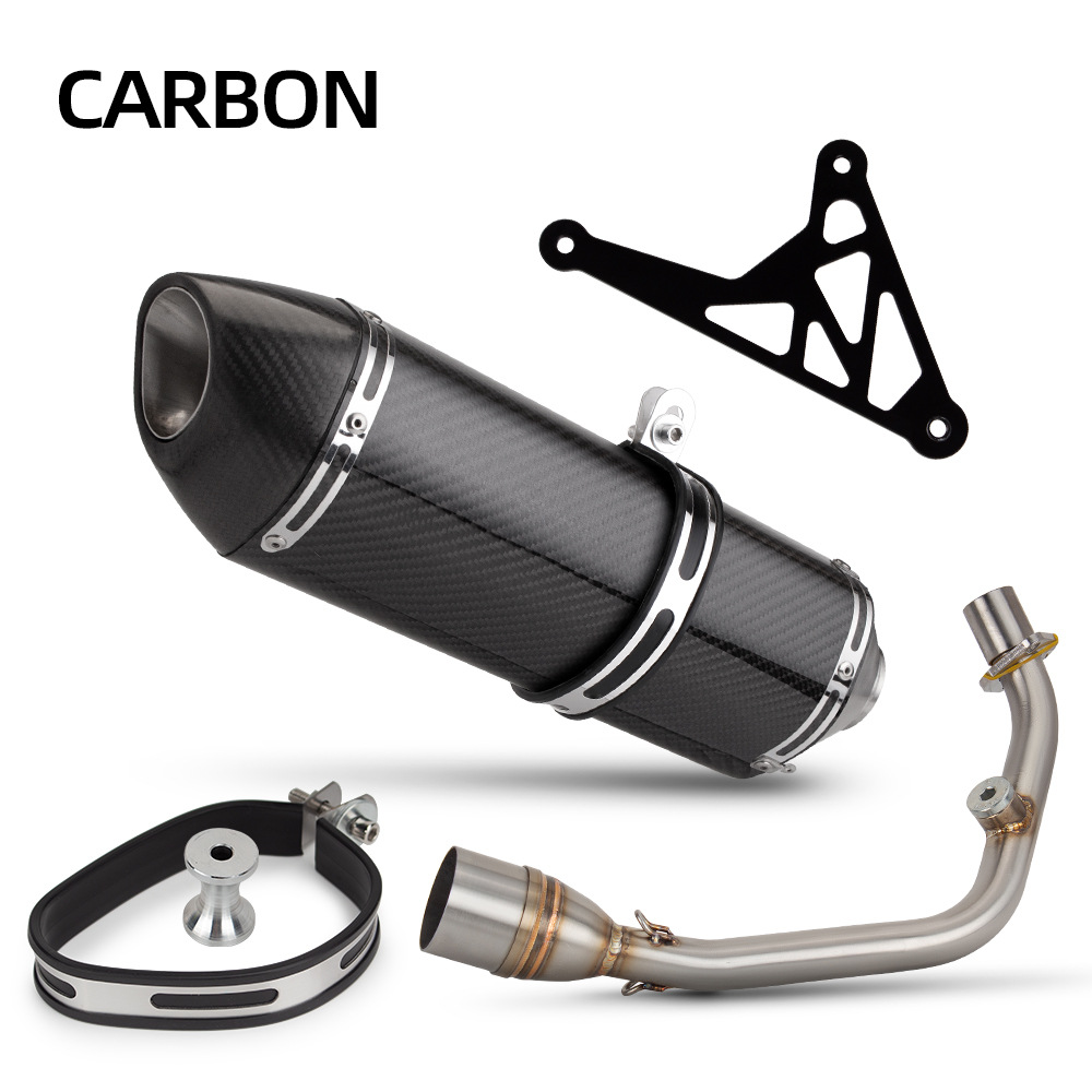 Motorcycle Exhaust Pipe Modification Vespa Sprint 150 Stainless Steel Front Section R77 Large Square 14-24