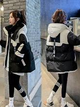羽绒服女2025新款冬季加厚时尚洋气中长款派克面包服棉衣棉袄外套