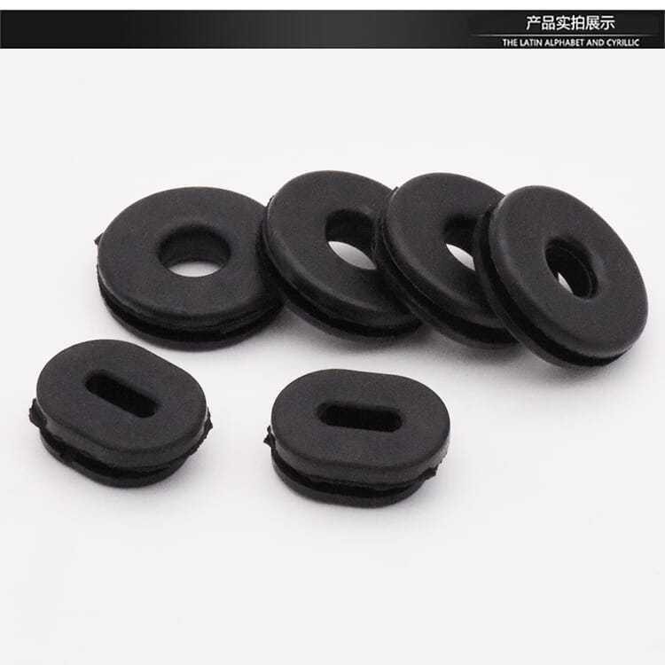 Motocicleta cubierta lateral almohadilla de goma ZJ CGWY 125GS / GN125 fijo anillo de goma parachoques accesorios de goma cubierta lateral