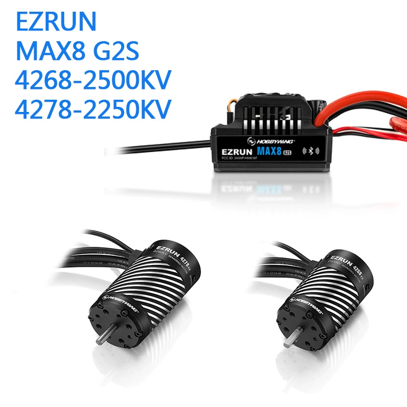 Hobbywing EzRun MAX8 G2S безщеточный ESC 160A с встроенным Bluetooth ECS