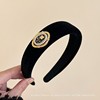 Advanced sponge headband for face washing, demi-season hair accessory, high-quality style, South Korea, simple and elegant design, wholesale