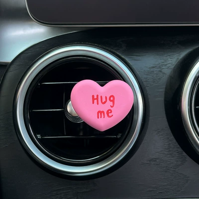 Car Perfume Aromatherapy: decoration products expansion incense stone - rose-pink-love