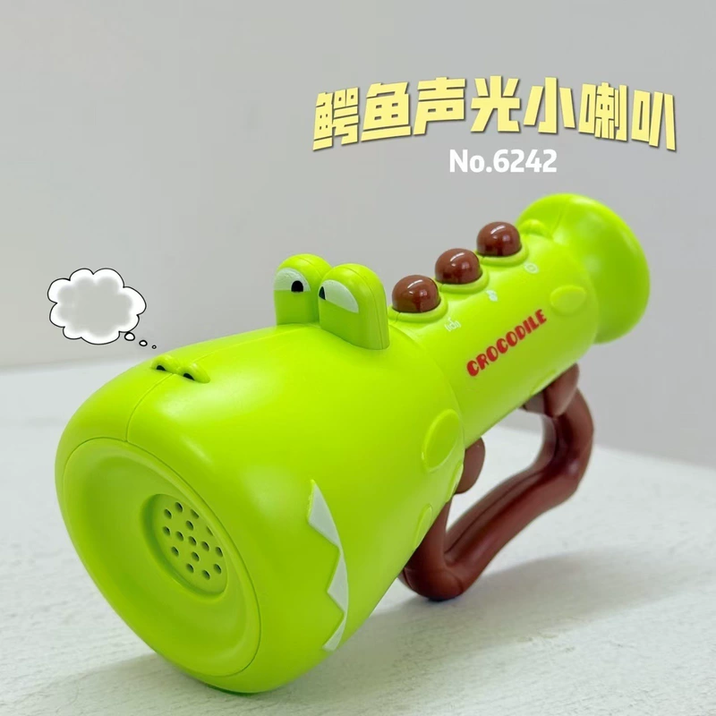 Игрушечная дудочка-крокодил с музыкой для малышей