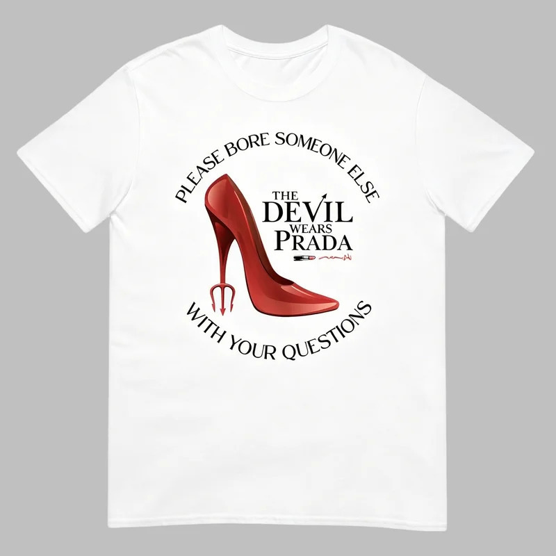 【Cross-Border European Size】The Devil Wears Prada 2 T-Shirts for Men and Women 【Cross-Border European Size】The Devil Wears Prada 2 T-Shirts for Men and Women