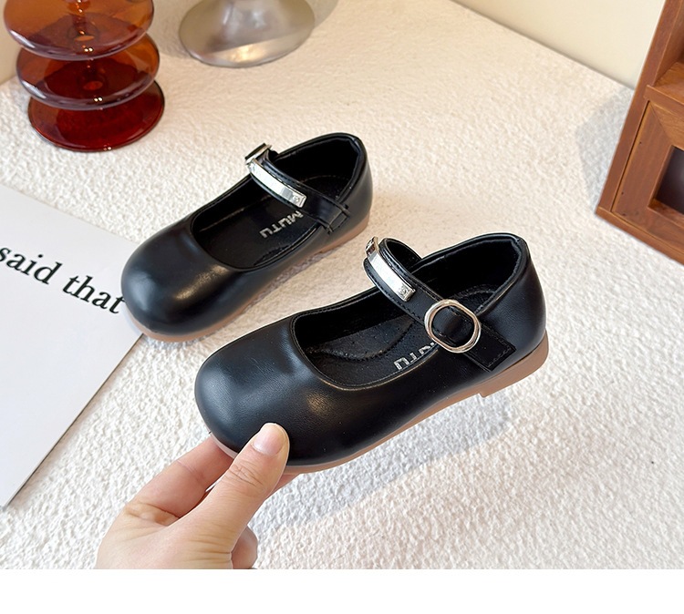 Mädchen Ballerinas Aus Weichem Lederimitat Mit Schleife_voghion.com