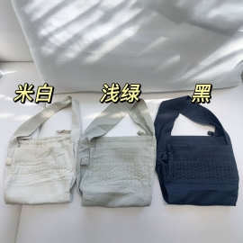 525951 韩国早操包Cloud早安小宽袋云感轻便软糯男女休闲单肩包袋