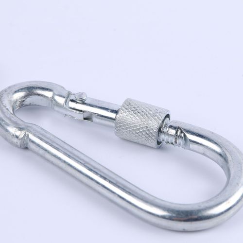 Manufacturer's Steel Construction Heavy-Duty Outdoor Rock Climbing Metal Carabiner Spring Safety Safety Clip