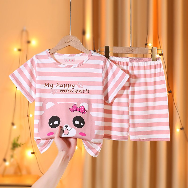 S dual short set-striped bear