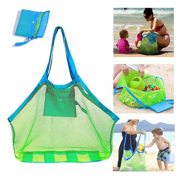 Travel children's beach mesh bag